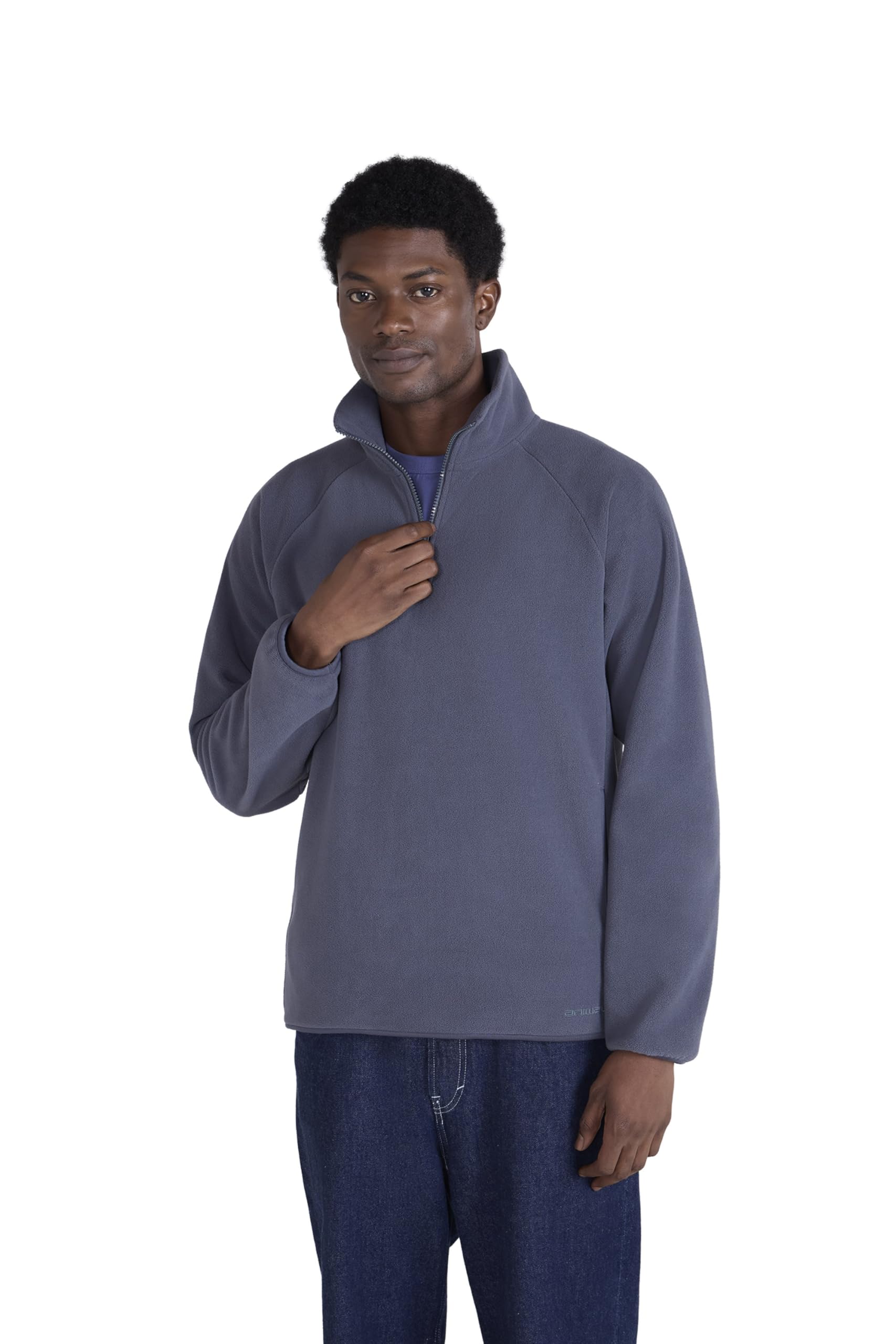 Animal - Men's Fleece Half-Zip - Navy - M