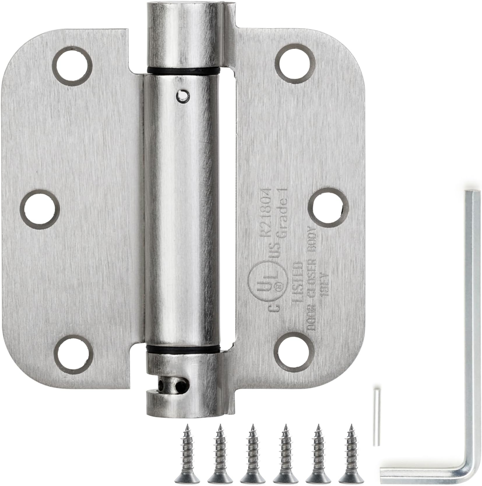 Cauldham (2 Pack) HeavyDuty 31/2" SelfClosing Spring Door Hinge with