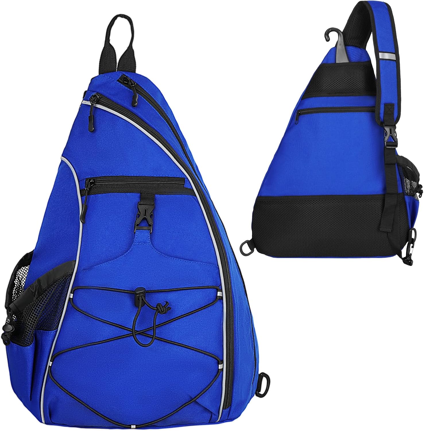 Goloni Pickleball Sling Bag for Men Women, Lightweight Pickleball Backpack with Fence Hook