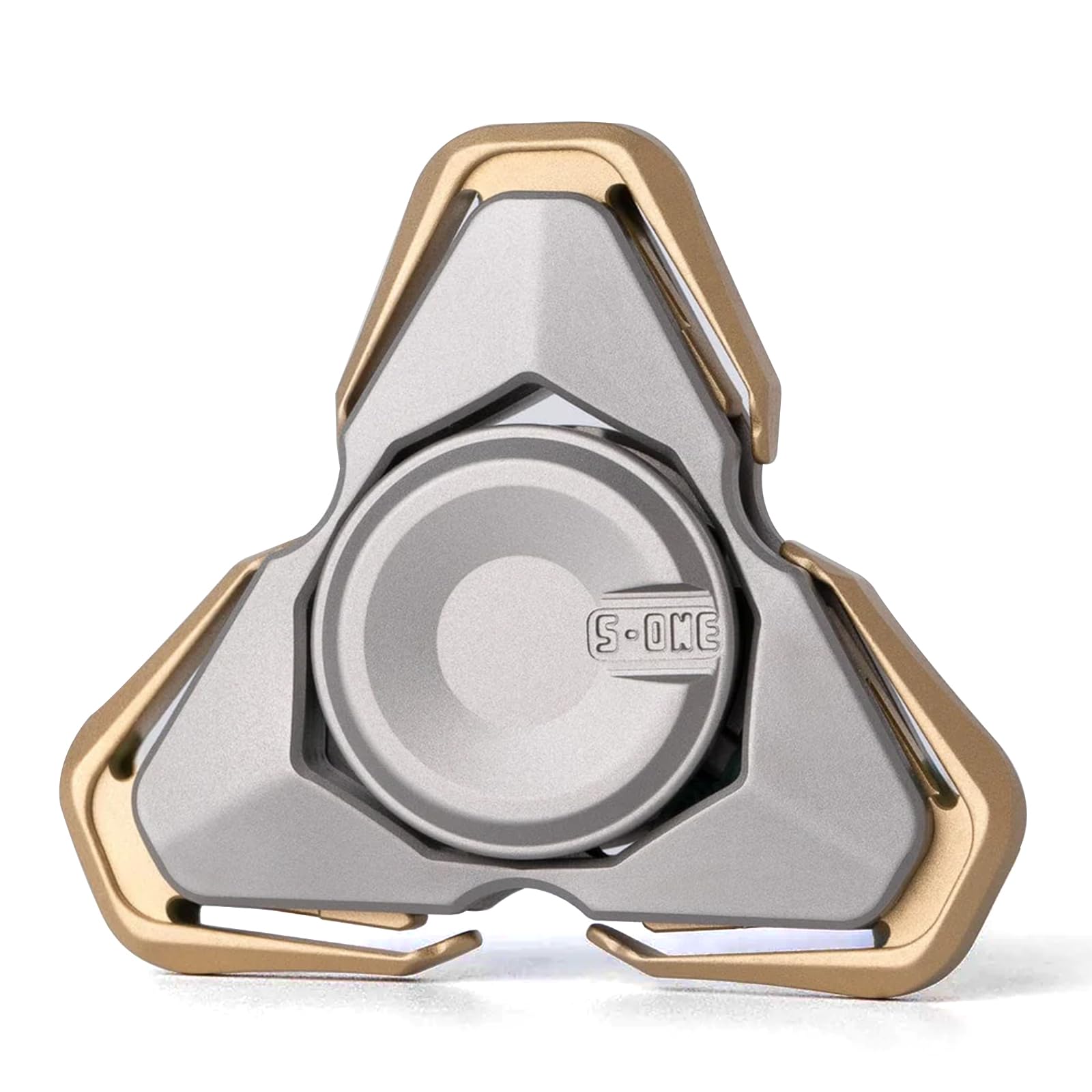 HIDEDC Open Armor Fidget Spinner - Stainless Steel Metal Fidget Spinners for Adults, Ultra-Smooth & Long-Lasting Spin, EDC Fidget Toy Executive Desk Toy for Keep Focus & Stress Relief