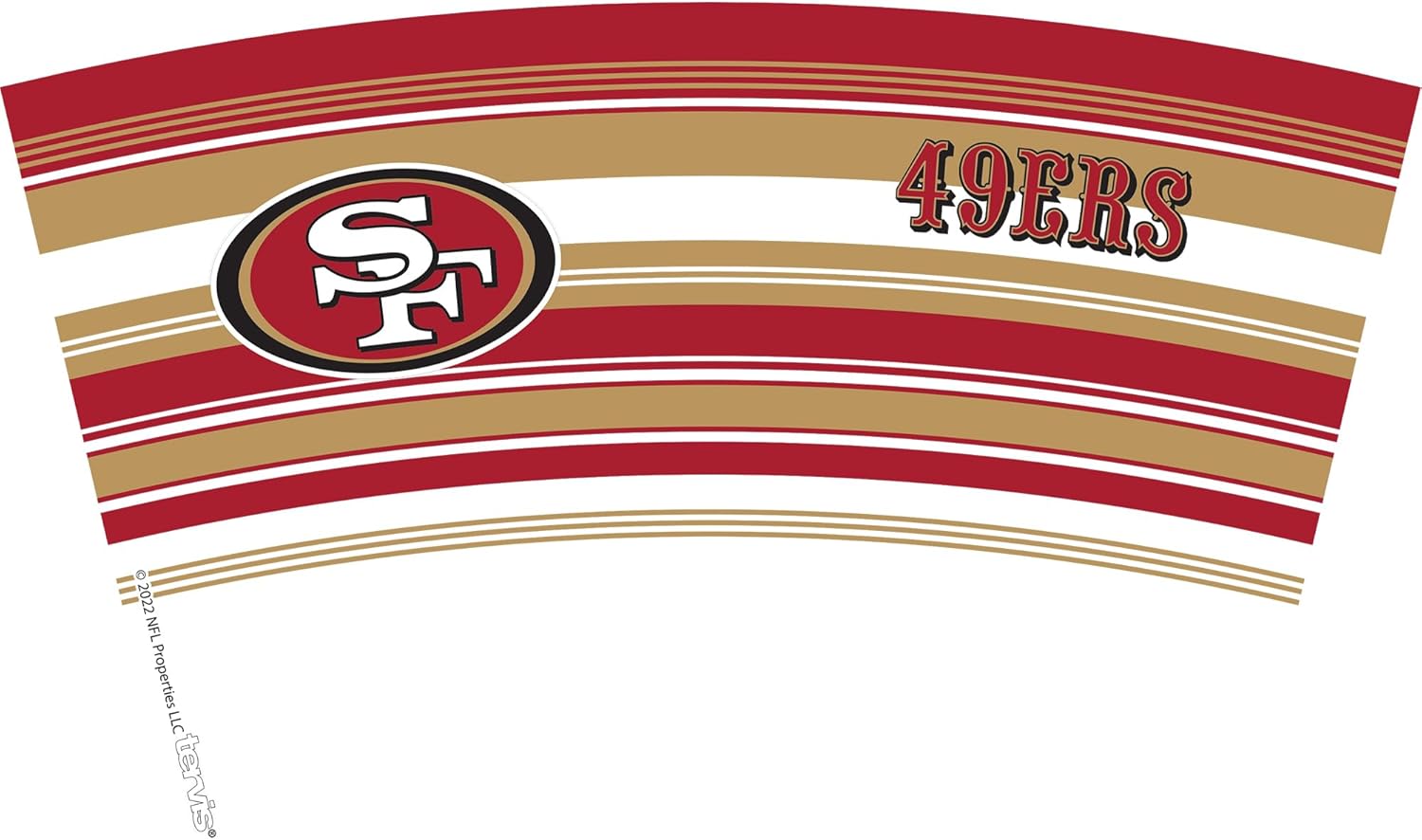 Tervis Classic Tritan 16OZ | NFL® San Francisco 49ers - Assorted | Made in America, BPA/PFAS Free, Keeps Drinks Hot or Cold - Image 4