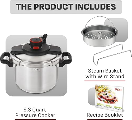 Miniatura 2 de Olla a presión eléctrica T-Fal 12 en 1, multifuncional programable con 25 programas integrados inteligentes, olla de cerámica antiadherente