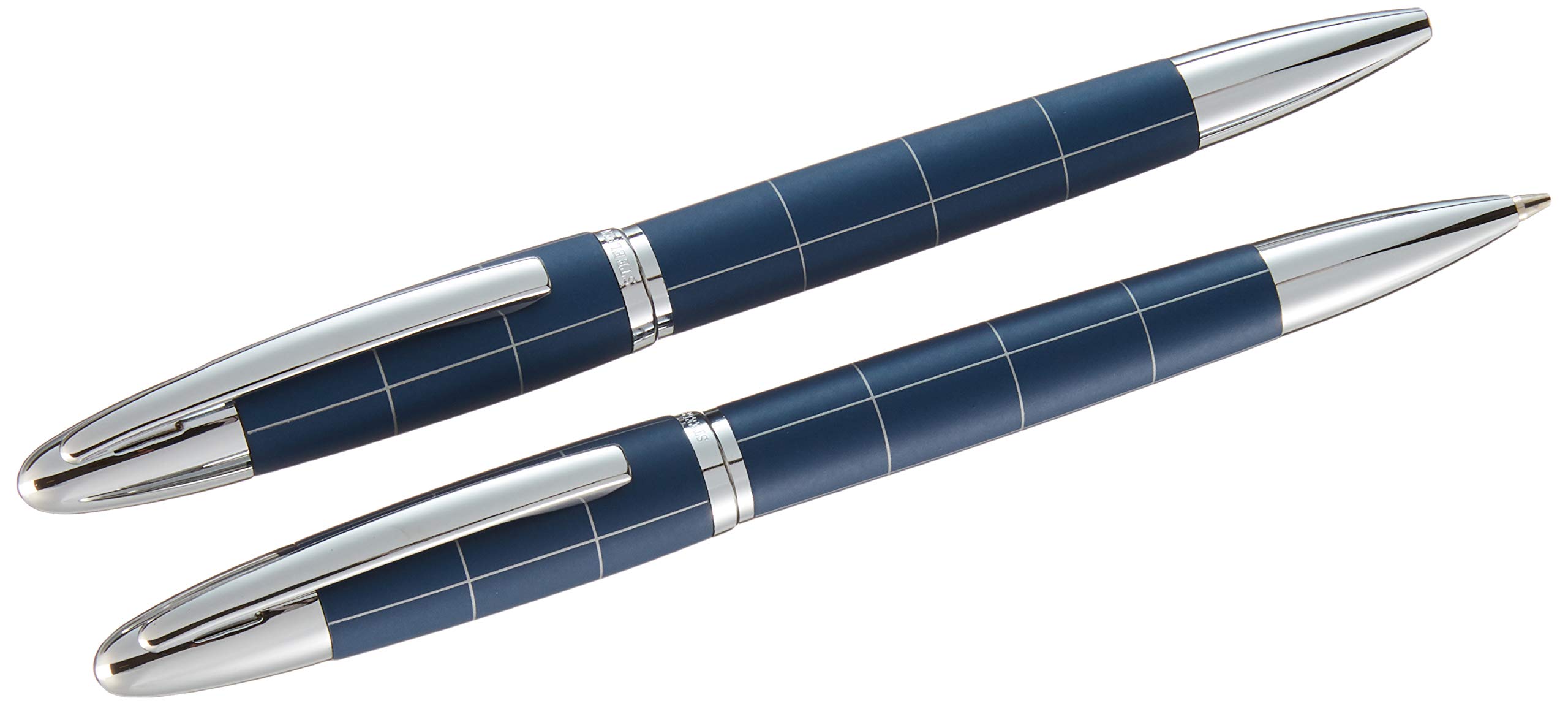 Steelpen Venüs Serisi 1712TV Slayt Mavi Tükenmez Kalem+Versatil Kalem
