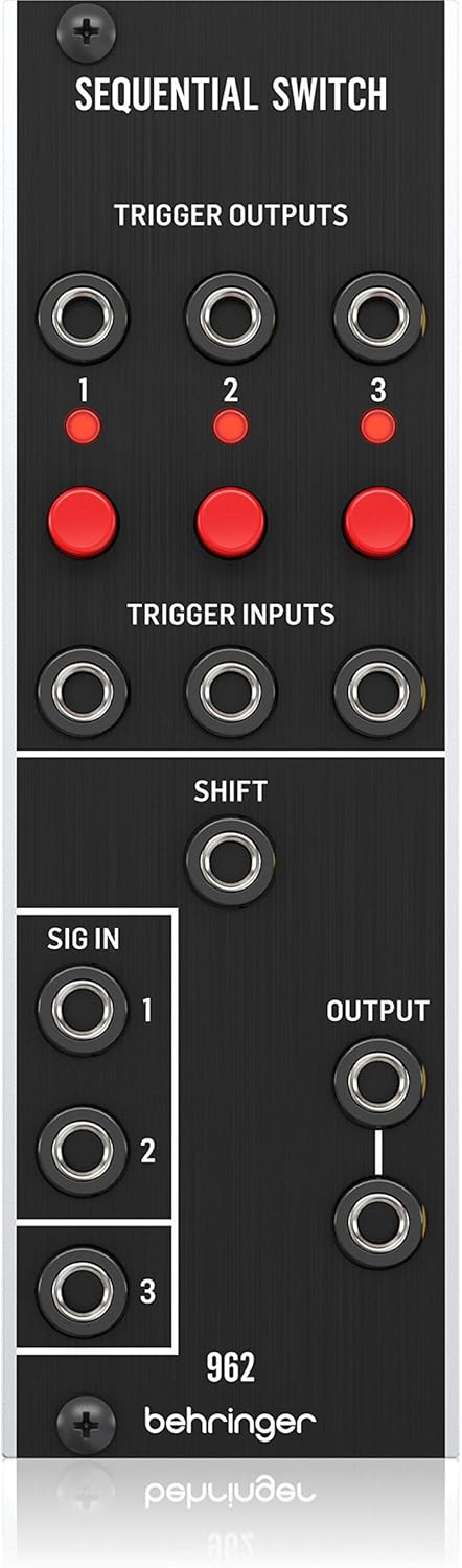 Behringer 962 SEQUENTIAL SWITCH Legendary Analog CV Multiplexer Module for Eurorack