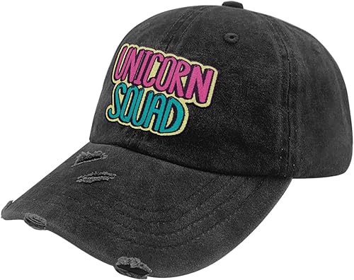 Miniatura 2 de Gorras de béisbol undefined - Gorras de golf ajustadas para mujer, gorra ligera de unicornio para escuadrón