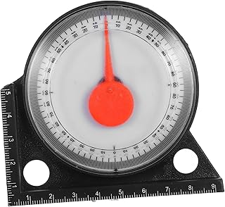 ABOOFAN Household Slope Measuring Tool Magnetic Angle Gauge for Roof and Construction Weather-Resistant Markings for Accurate Measurements