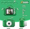 Children's Camera Dinosaur Selfie Digital Camera with 32GB Card Christmas Birthday Gift for Boys and Girls 1080P HD Children's Camera Gifts Toy for 3 4 5 6 7 8 9 10 11 12 Years