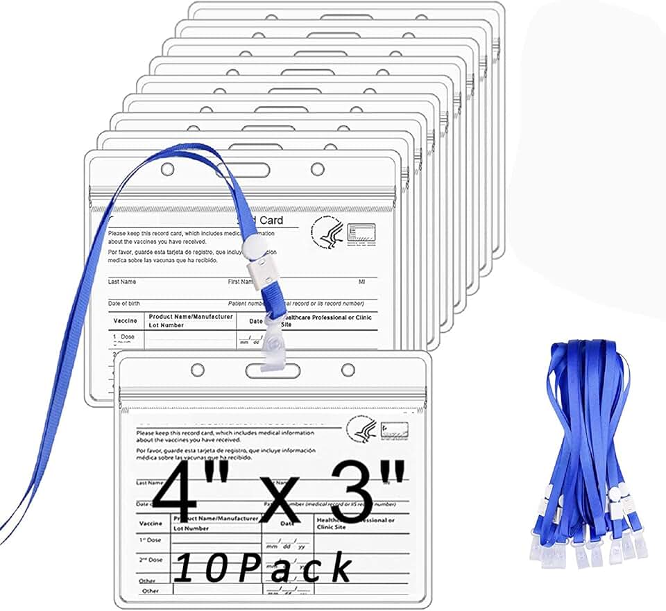 plastic sleeves for name tags