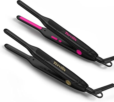 Terviiix Pink Pencil Flat Iron & Black Pencil Flat Iron