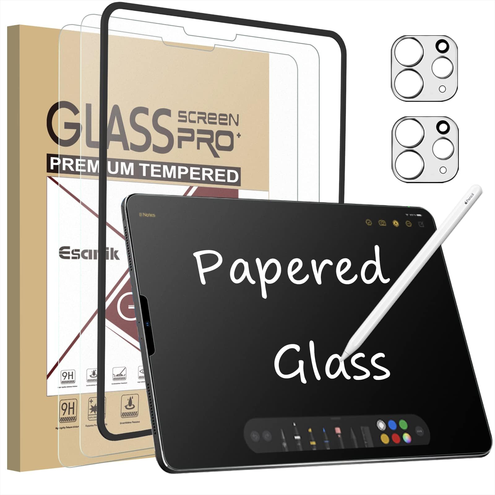 Ipad Pro 2018 11 Zoll Display Reparatur Displayschutzfolie mit Magnetischem Papiergefühl, für iPad Air 5./4