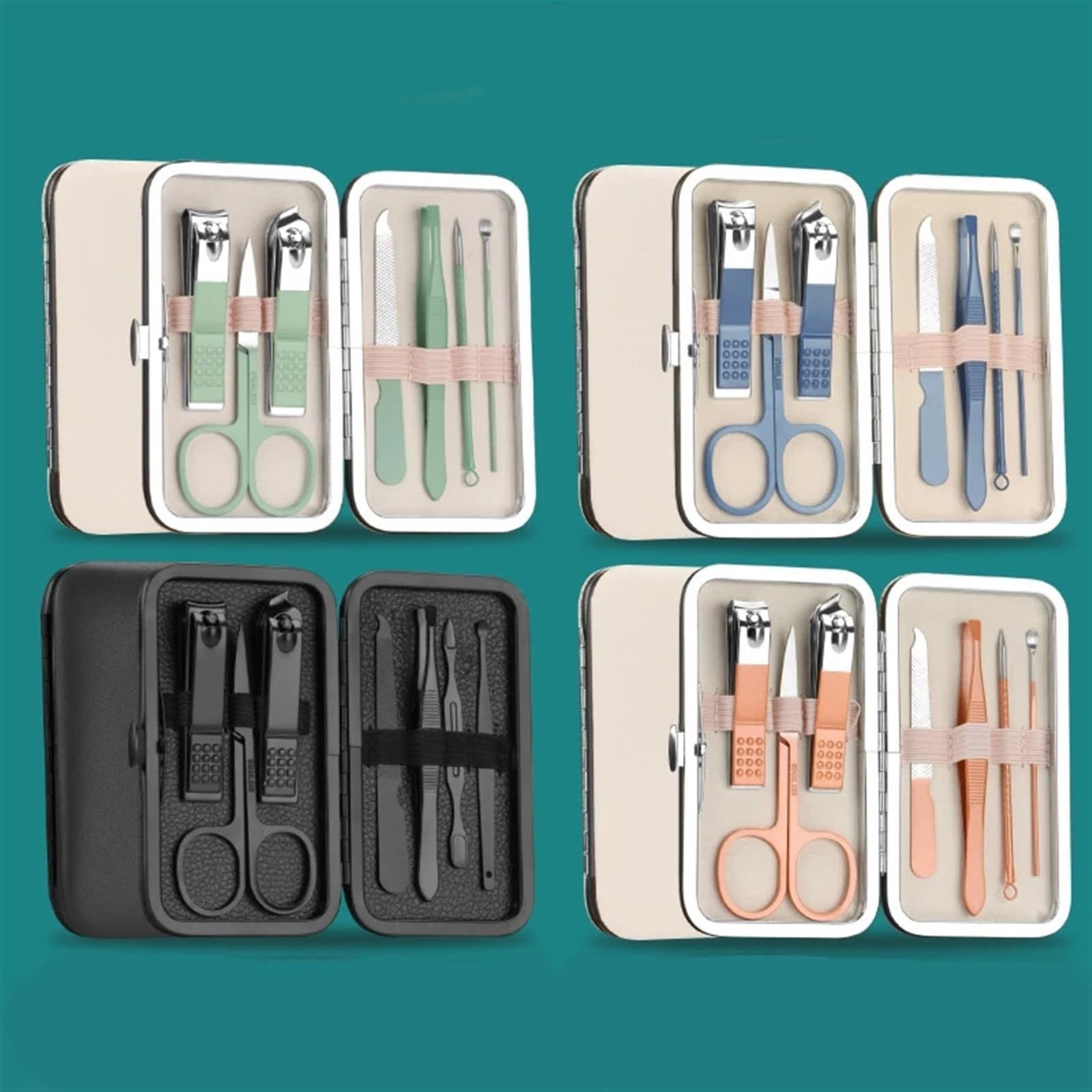 Amazon.co.jp: 爪切りセット ポータブル 7点セット ステンレススチール