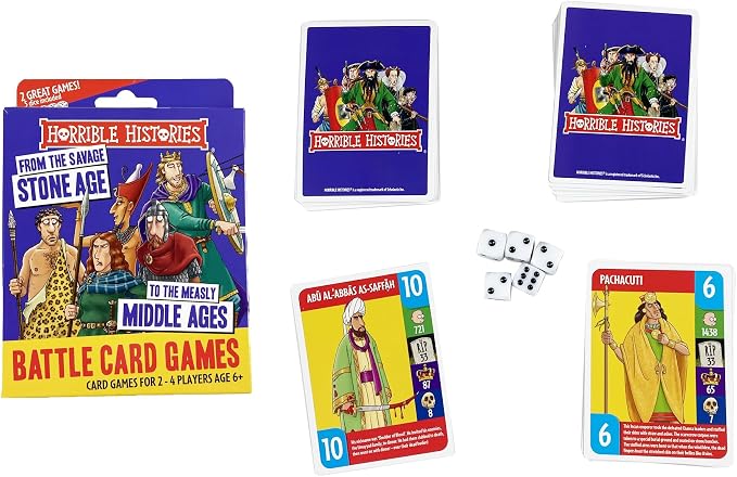 Horrible Histories Stoneage Card Games miniatura 4