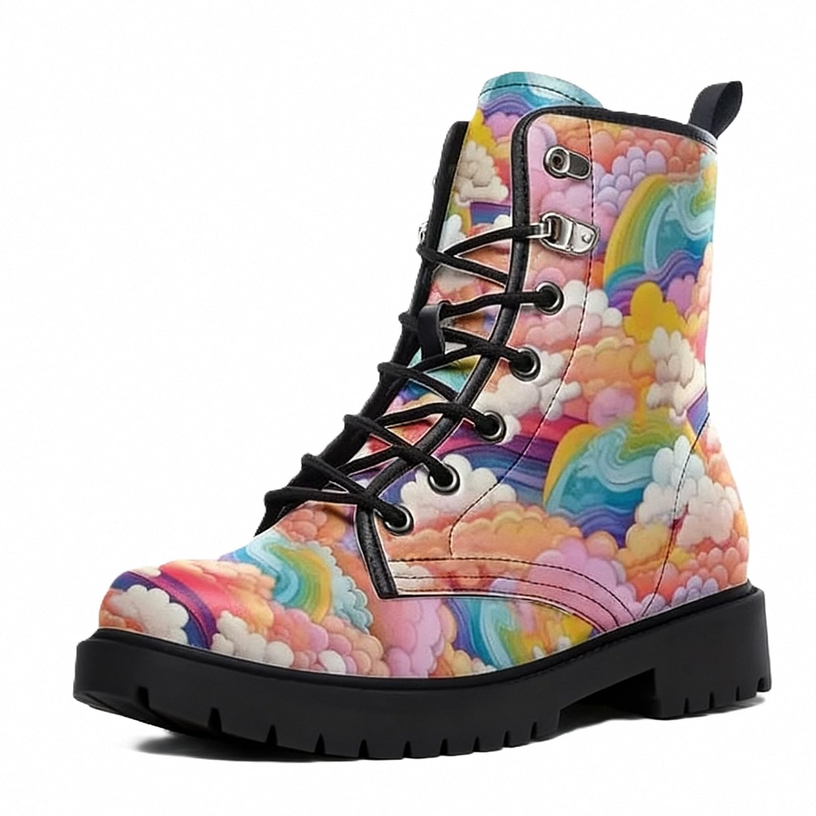 Bottes combat imprimées pour style quotidien et fêtes - 4