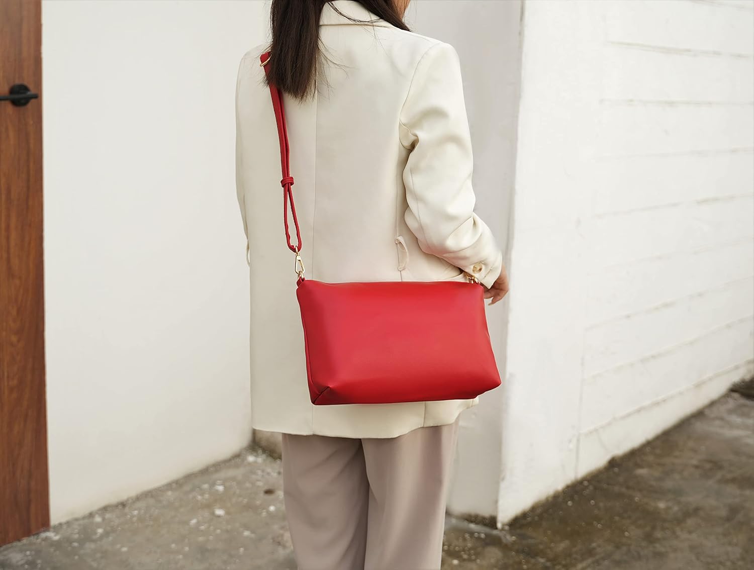 MKF Collection Tote Bag & Crossbody Set, Vegan Leather Top-Handle Shoulder bag Handbag Pouch Purse