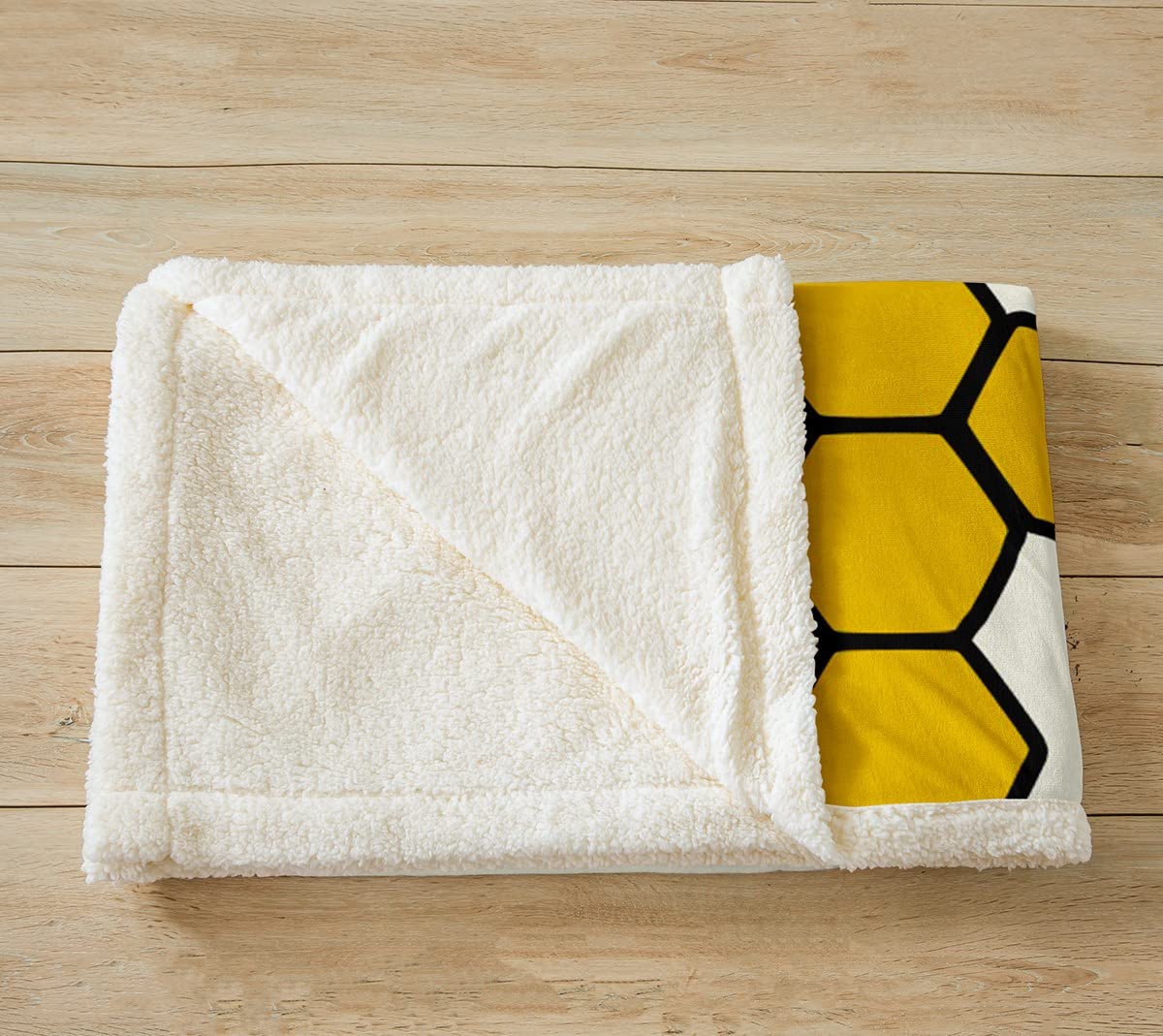 Coperta Leggera In Microfibra Con Simpatiche Api - Plaid Decorativo Per Divano E Letto 102x76 Cm - Morbida E Lavabile, Regalo Perfetto