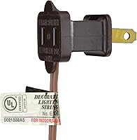 Vista 7 de Mini juego de luces navideñas - transparente - cable marrón de 4' - 20ct