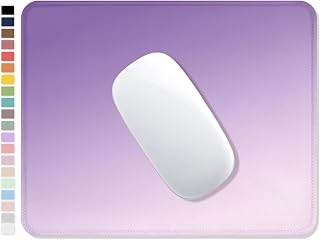 ITNRSIIET Mouse Pad Non-Slip Rubber Base Smooth Surface Stitched Edges Waterproof Durable Compatible with All Mice for Office & Gaming, Desk Accessory, 10.2x8.3x0.12 inch, Lavender