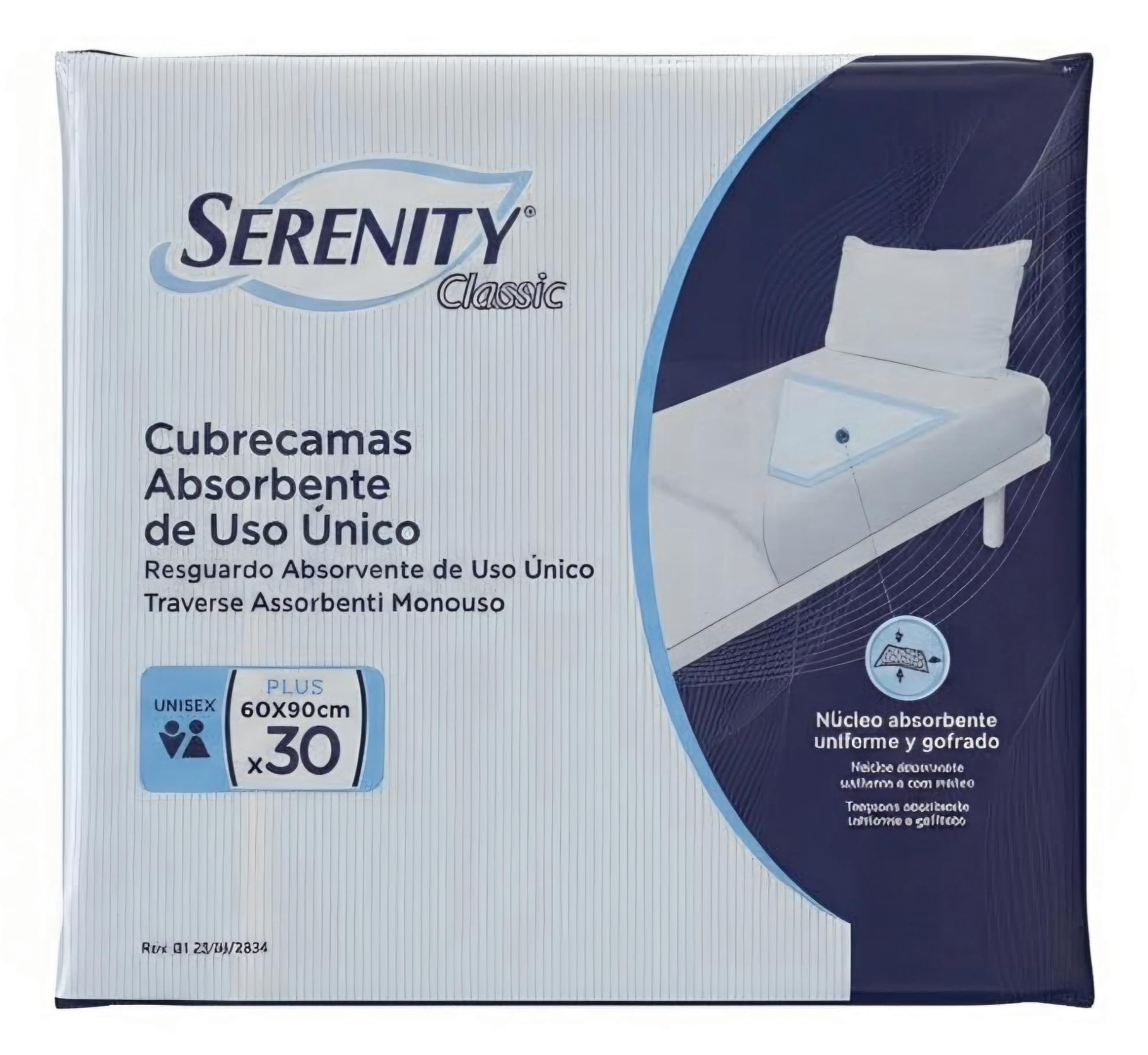 Empapadores 60x90 Desechables, 120 Unidades, empapador deechable para la incontinencia, Almohadillas absorventes para Adultos, niños y Perros, Protector de Cama,, salvacamas Adultos