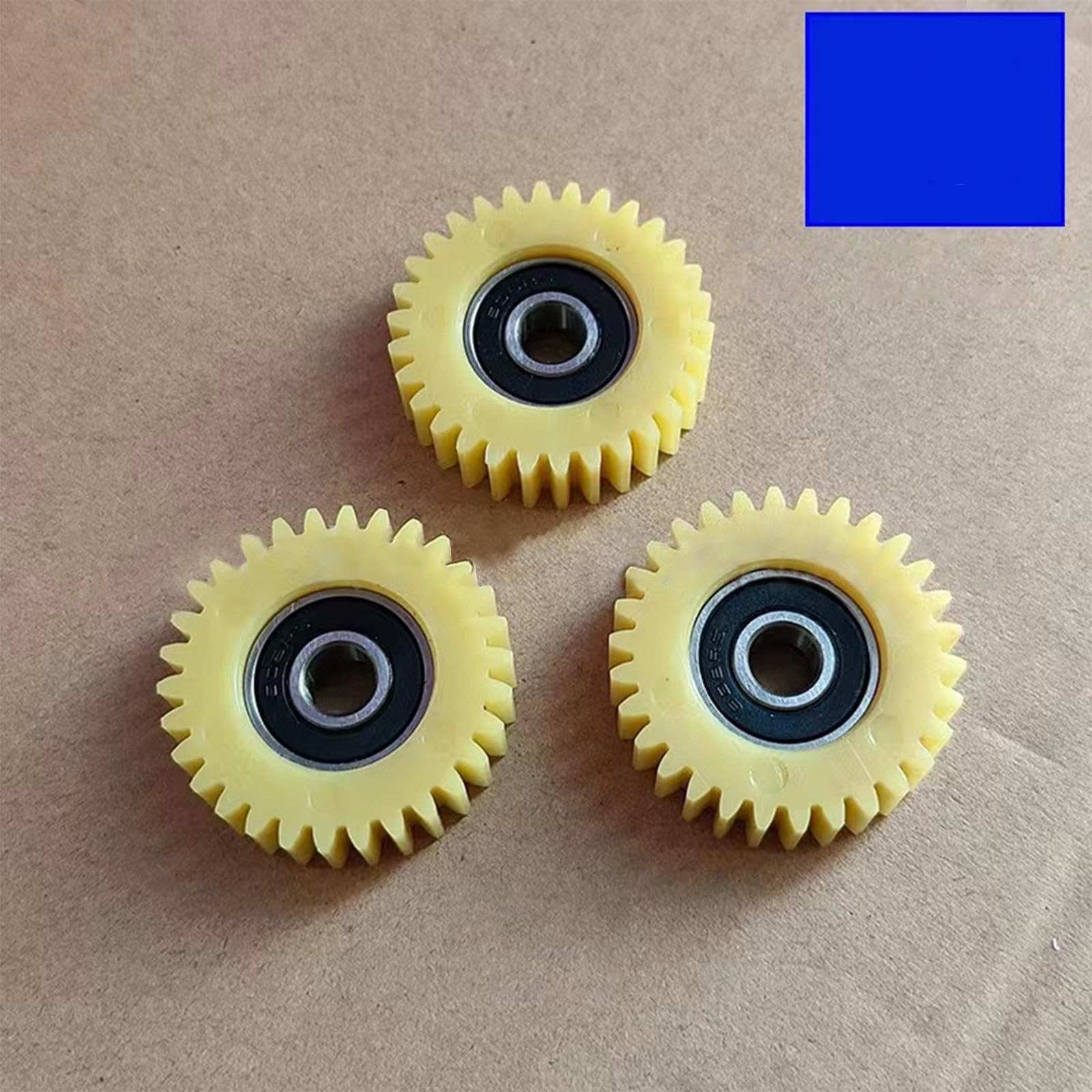 3 Pezzi Ingranaggio Motore Elettrico Bicicletta Ingranaggio Nylon Planetario 30T Cuscinetto 608RS Albero Robusto Funzione Antirumore Montaggio