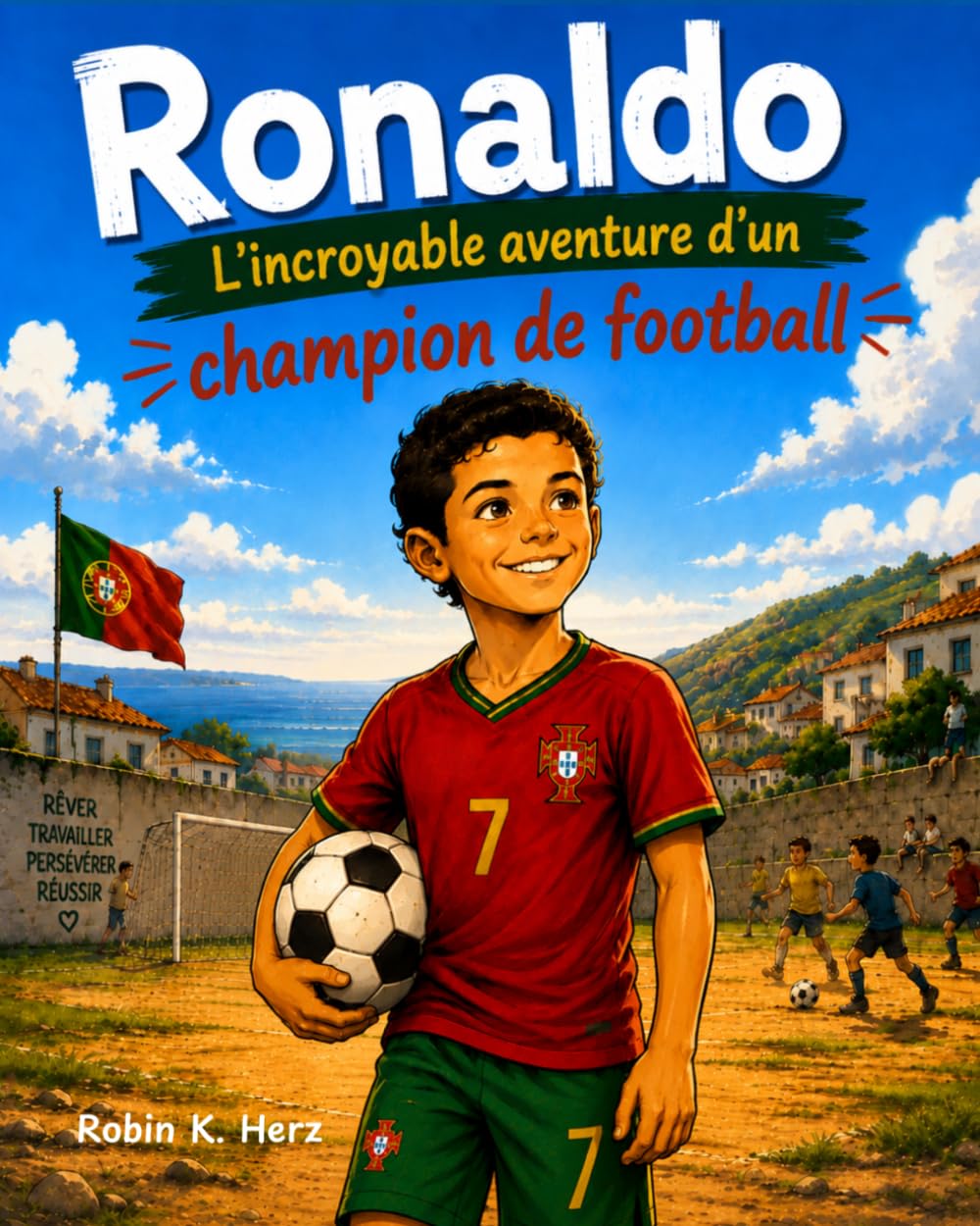 Ronaldo: L'incroyable aventure d'un champion de football: Livre de foot illustré pour enfants