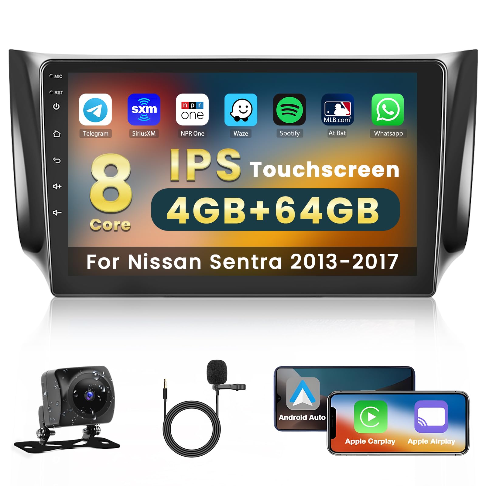 その他 NEO PLAYER ONE AKIRA APPLEDUDE Amazon.com: Inefala 4+64GB Radio for Nissan Sentra 2013-2017