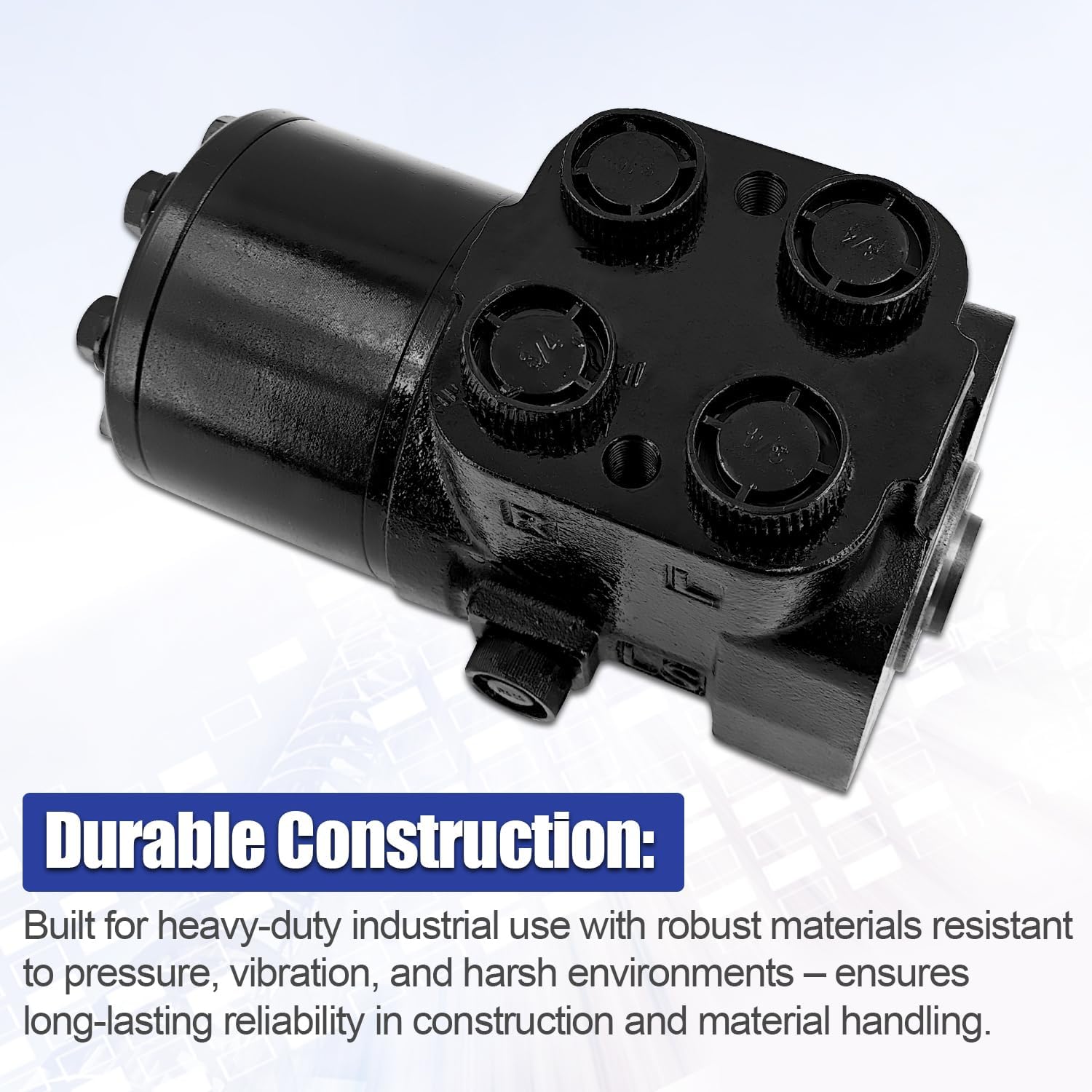 8721029 Steering Unit Orbital Valve Fits for JLG Skytrak Telehandler 6036 6042 10054, Replaces for Eaton 213-1013-001 201-1182