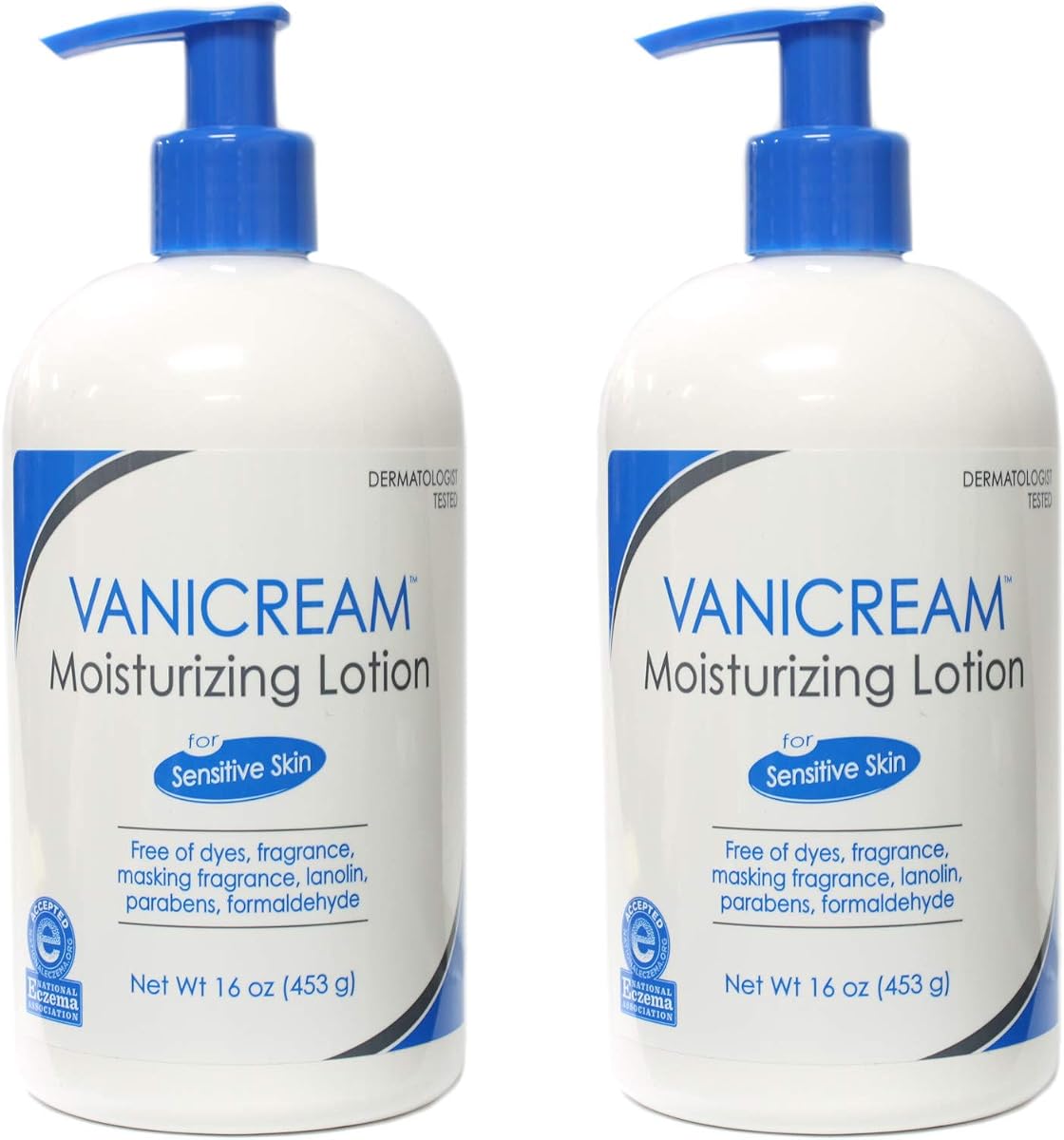 Moisturizing Lotion, Pump, 16 Ounce (Pack of 2)