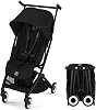 Cybex 2026 Revel Magic Black JP2 Ultra Compact Stroller, Suitable for 6 Months to 4 Years Old, Lightweight, Carry-On for Travel, Going Out, Storage Original Reflector Band