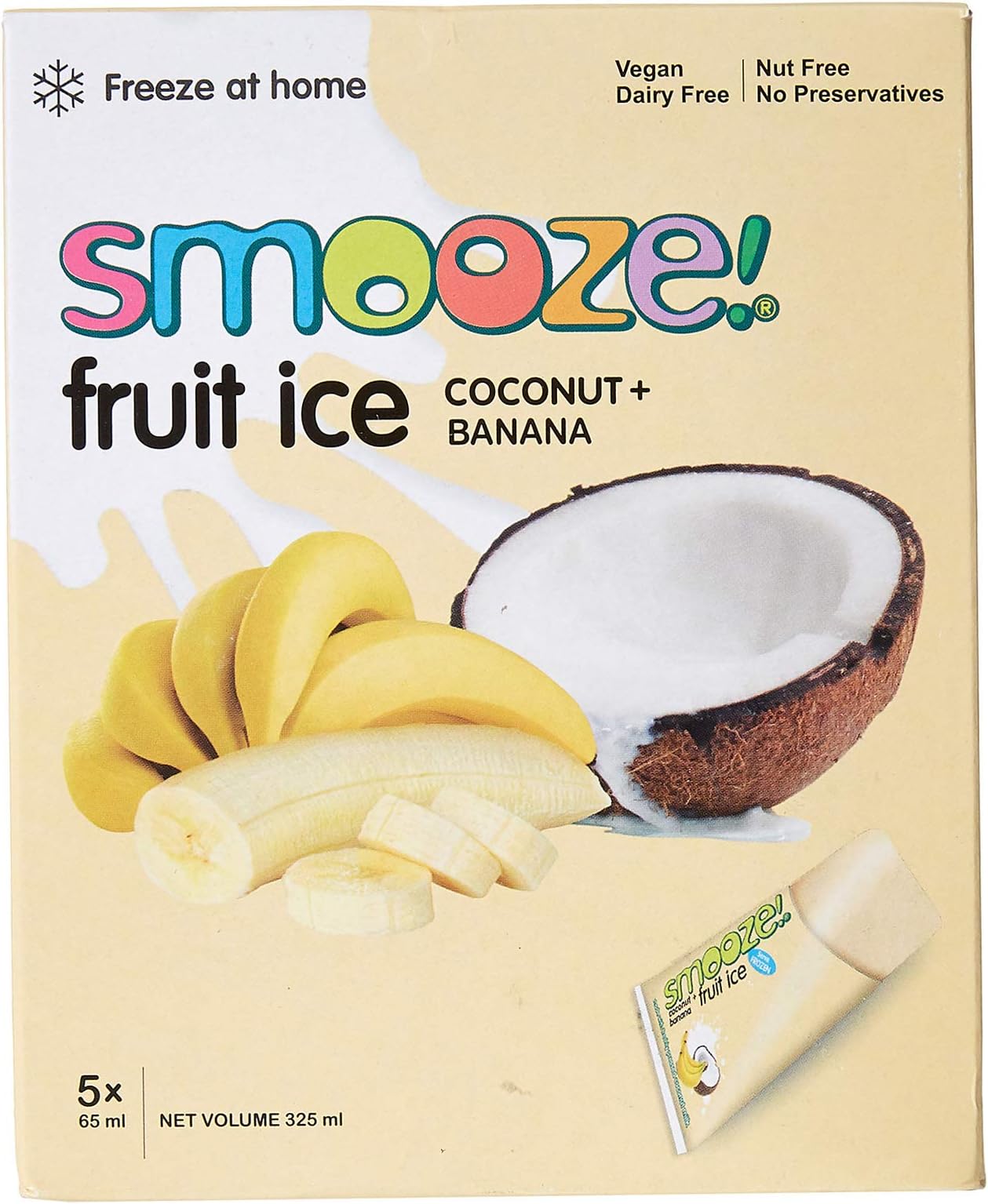 Smooze Banana & Coconut Milk Fruit Ice 0.1 kg