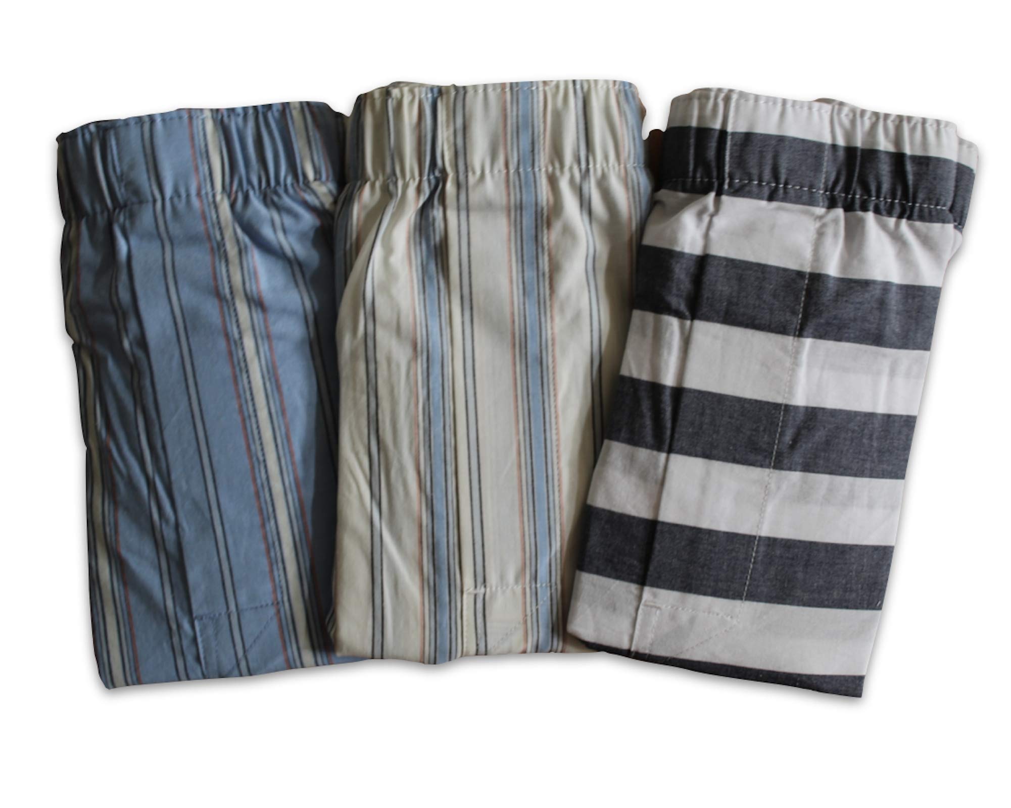 Men's Lot of 2 Pack 3" Trunks (XL Extra Large X-Large) 2 Pairs Trunk Boxer Brief Underwear