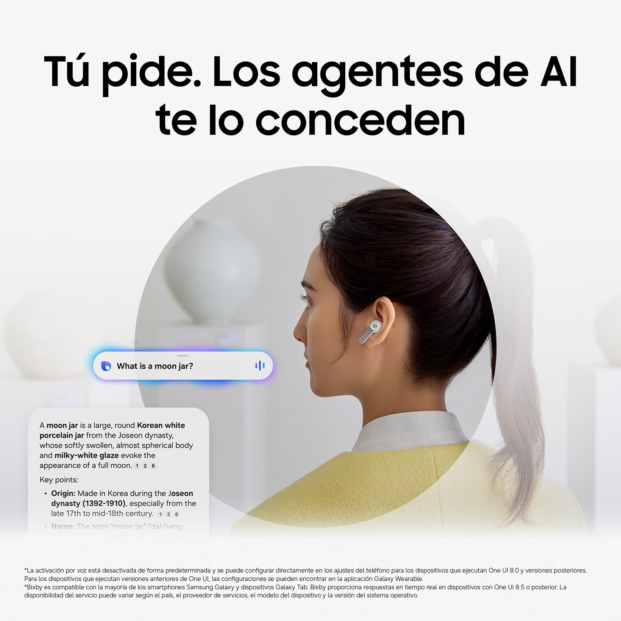 Samsung Galaxy Buds4 Pro, Auriculares Bluetooth, Audio Hi-Fi, Cancelación de Ruido Adaptativa, Llamadas súper claras, Agente IA, Garantía del Fabricante 3 Años+1 Año Extra, Blanco (Versión Española) — view 6
