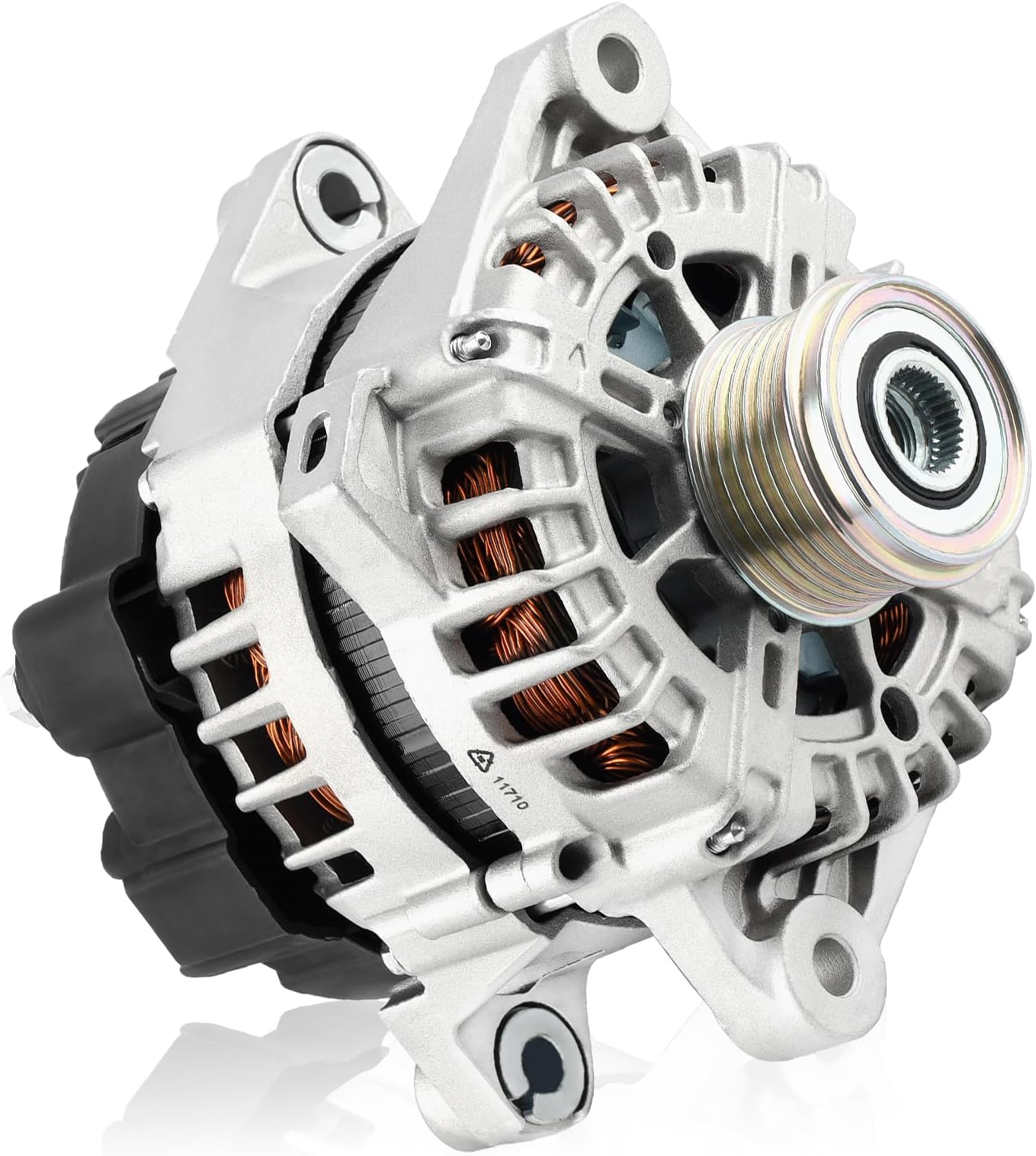 Amazon.com: Farrme 11710 Car Alternators 150 Amp, 6-Groove Pulley Fit ...