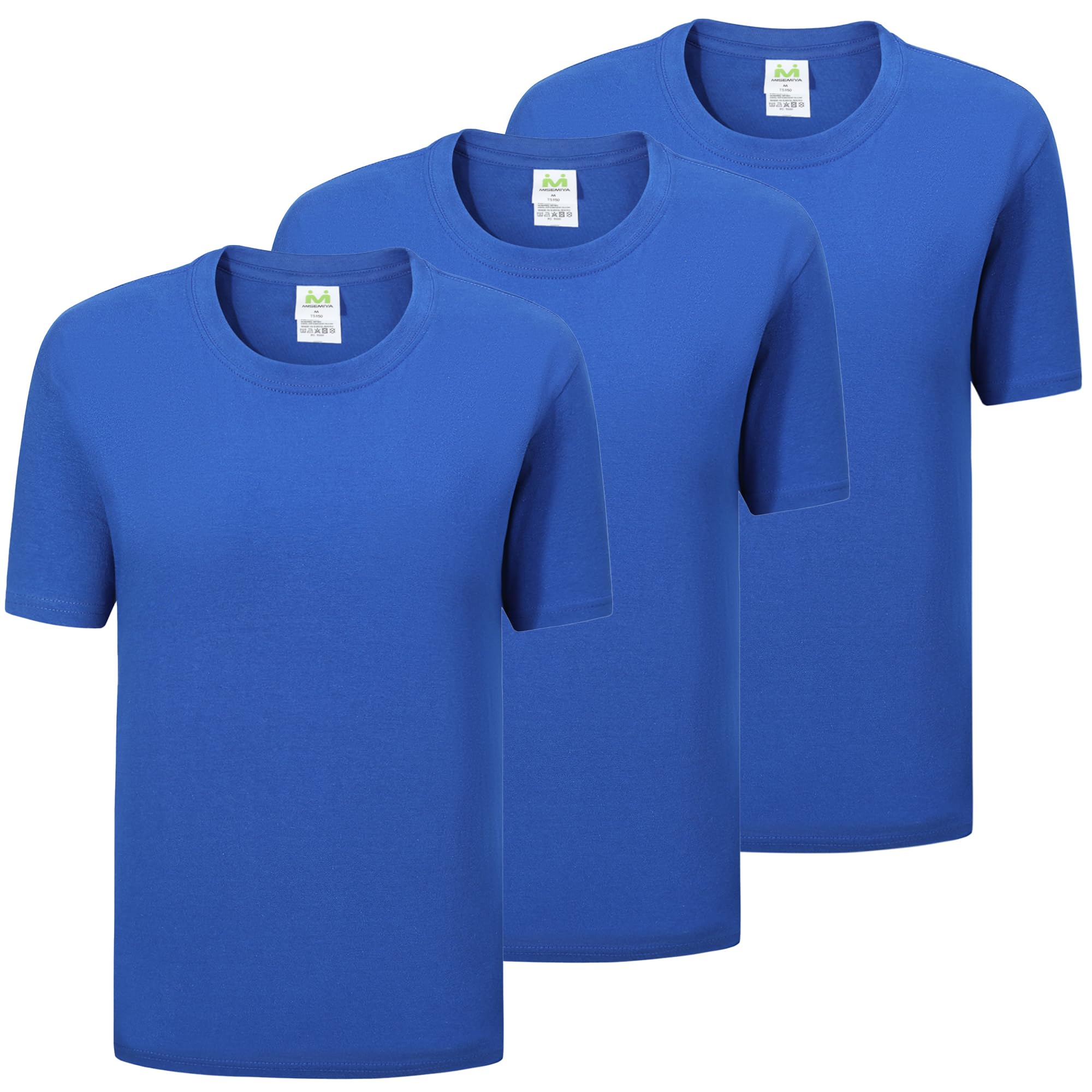 MISEMIYA T Shirt - Mz-3-ts135 T-Shirt Unisex - Adulto (Pacco da 3)