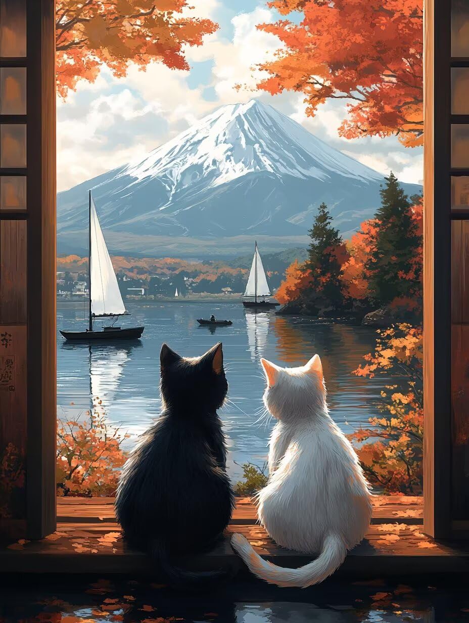Diamond Painting Mount Fuji, 5D Diamond Painting Dorośli Żaglówka, DIY Dorośli DIY Zestaw Ścieg Krzyżowy, Obraz Diament Sztuka Rhinestony Haft Zestaw, Do Dekoracji Domu 90x120cm X-4380