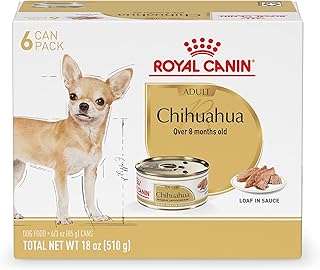 Royal Canin Breed Health Nutrition Chihuahua Adult Loaf in Sauce Dog Food, 3 oz (Pack of 6)