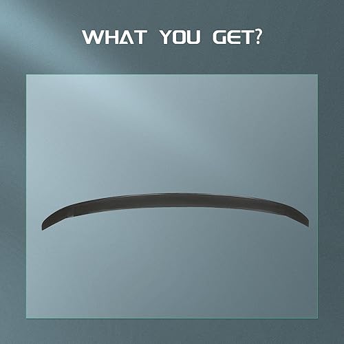 Miniatura 141 de SCITOO Spoiler Wing GT Style Universal 52" ABS Brillante Carbono Aspecto Trasero Alerón Alerón