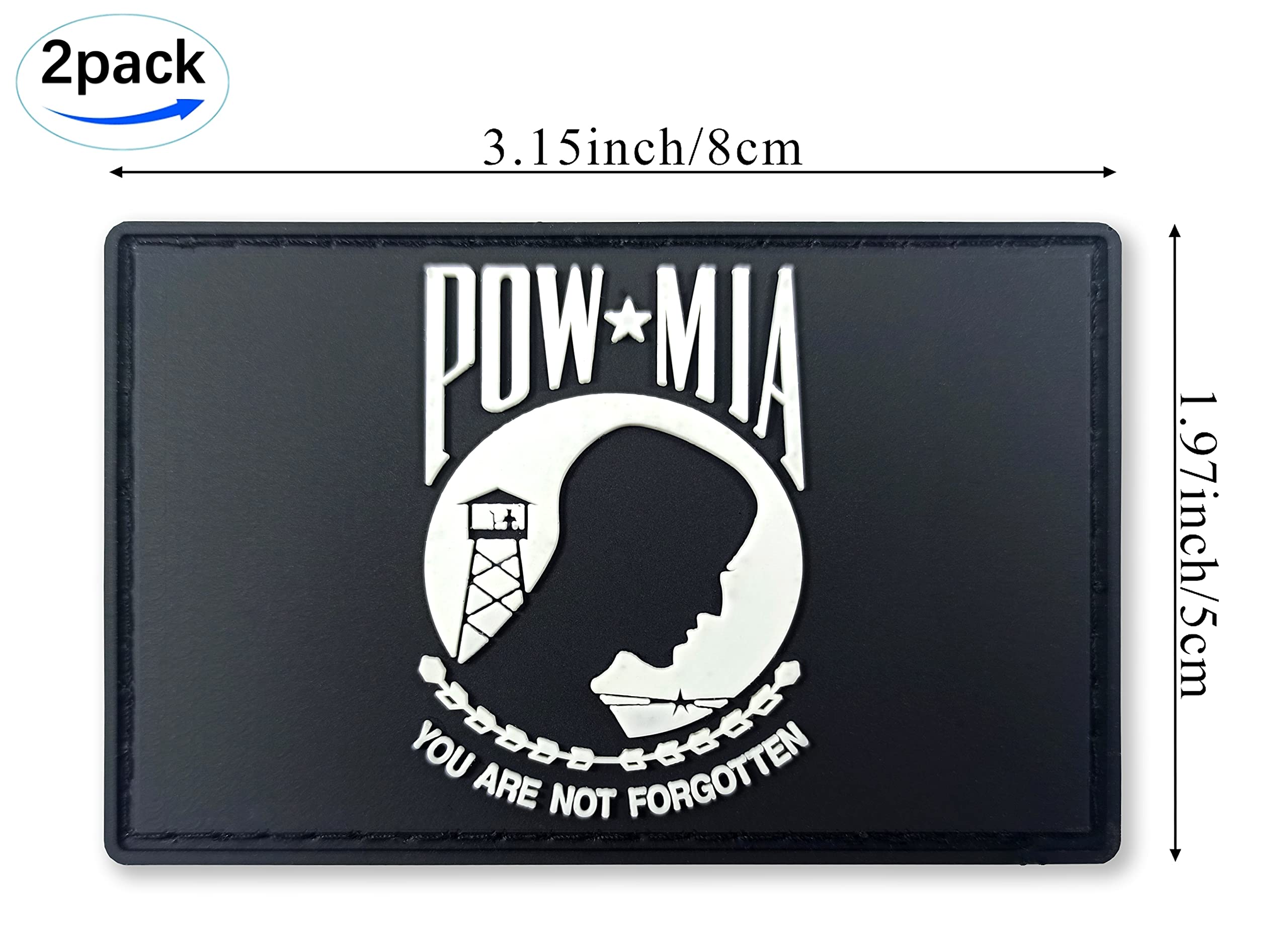 POW MIA YOU ARE NOT FORGOTTEN BUMPER STICKER DECAL made in USA EUR 3,36