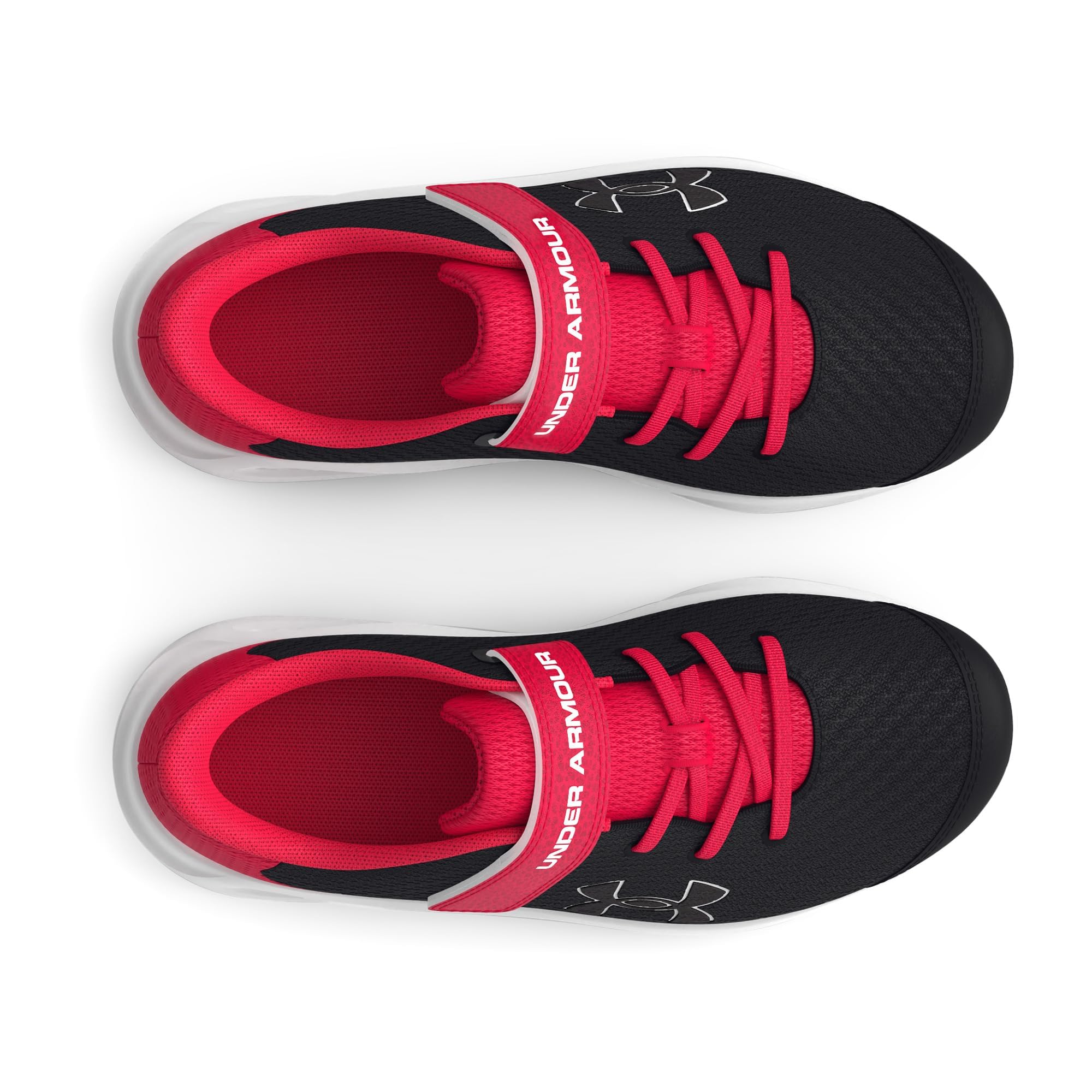 Under Armour Dziecięce buty do biegania dla dzieci w wieku przedszkolnym Pursuit 3 z dużym logo