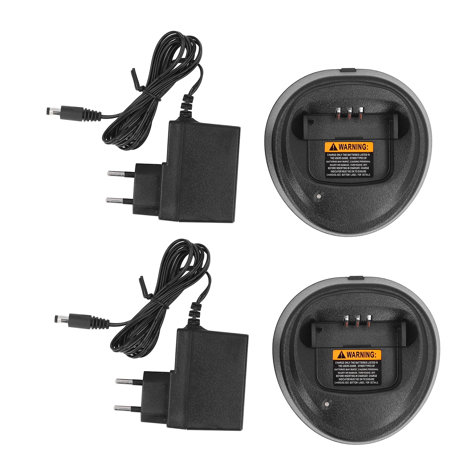 Radio Walkie Talkie - Base de Carga para Baterías, Cargador de Escritorio Compatible con CP200, CP340, CP360, CP380, PM400, PR400 - Recarga Rápida y Segura