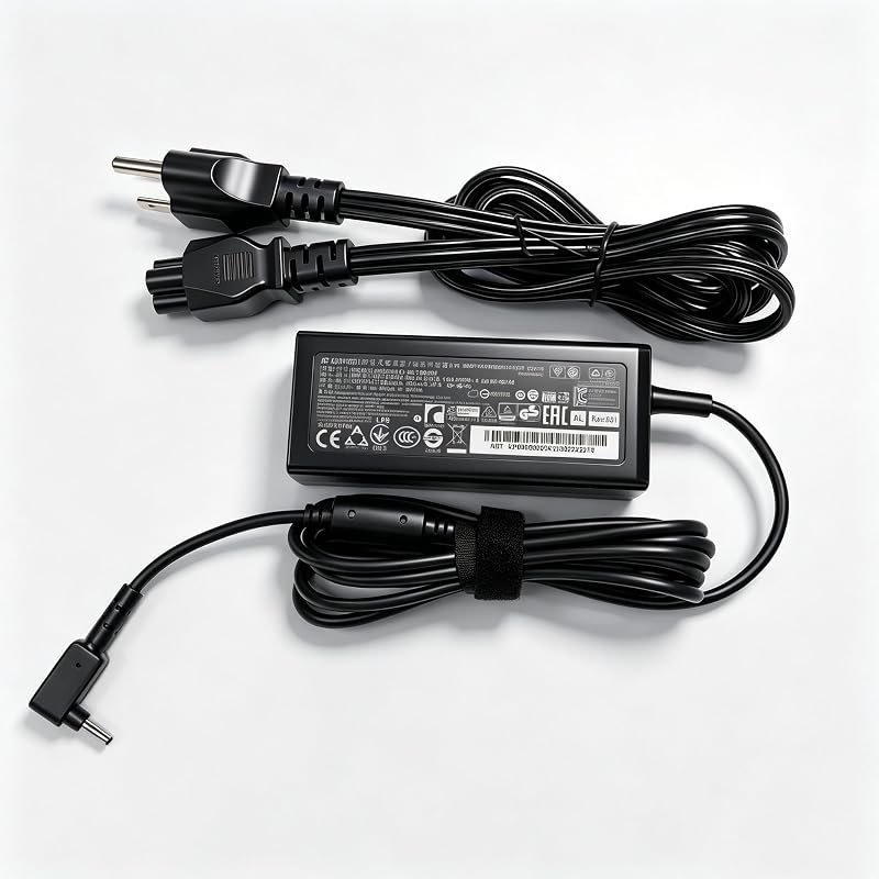 45W Laptop Charger Power Adapter Compatible with Acer Aspire 3 14 15 Spin 14, Fit for A314 A315 A317 Series A315-58 58G 57G 24P 44P A314-21 22 31 Laptop Replacement Charger