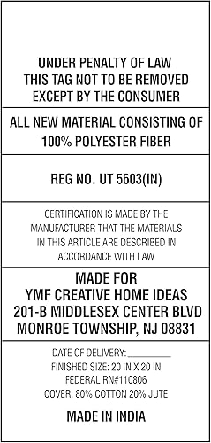 Miniatura 8 de Boho Living Jada - Manta decorativa, incluye acento, diseño tejido de primera calidad, decoración de sala de estar, (1) funda de almohada de 20 x 20