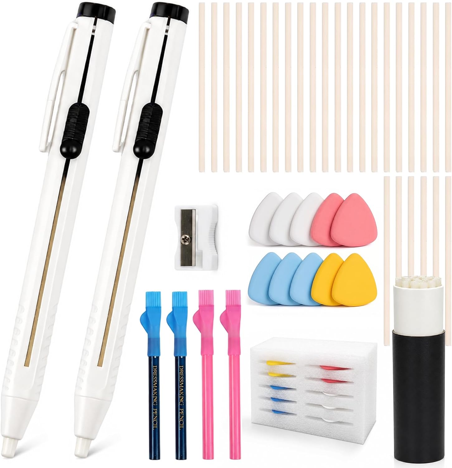 Fabric Marking Set for Sewing and Quilting, Tailor Chalk Kit