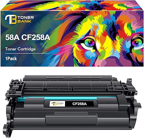 Toner Bank Cartucho de tóner de repuesto compatible para HP 58A CF258A CF258X 58X para HP Laserjet Pro M404n M404dn M404dw MFP M428fdw M428fdn