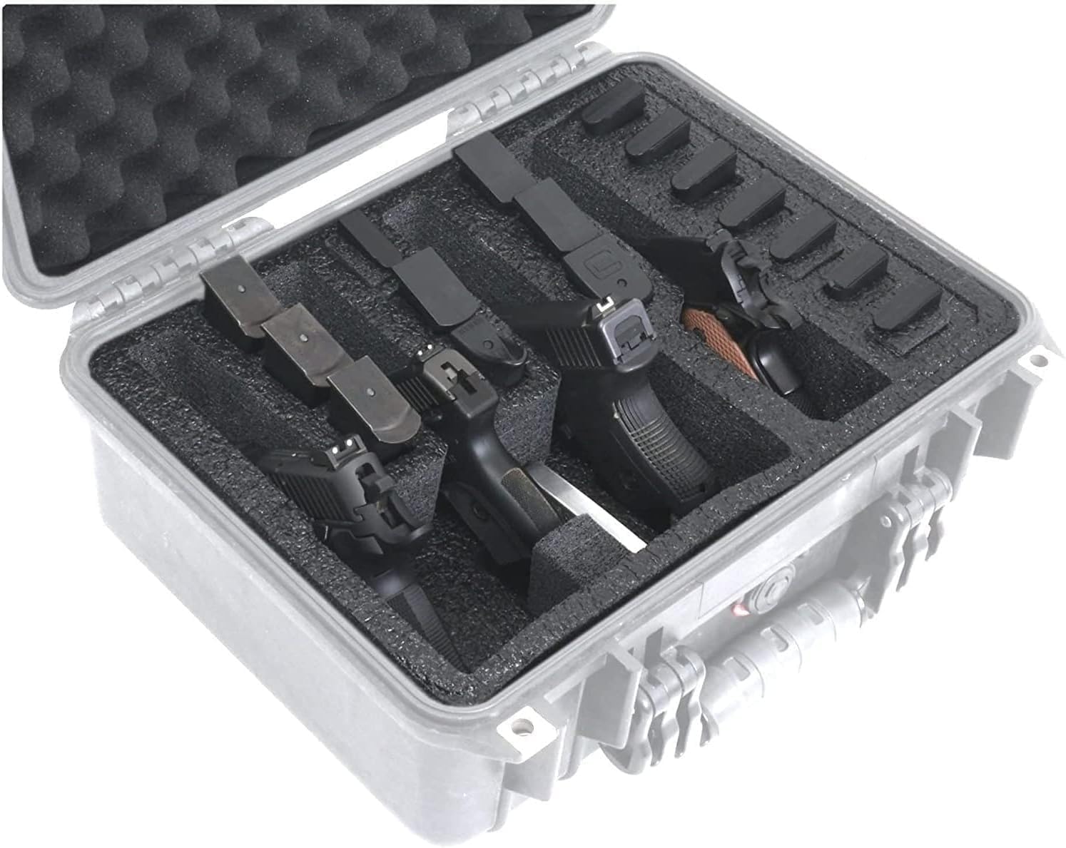 Foam Only to Fit Apache 3800 (Harbor Freight): Pistol & Magazine Foam Options