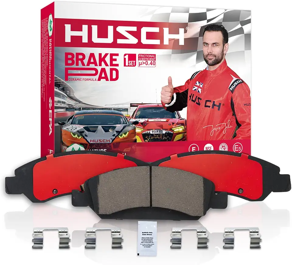 HUSCH Kit de pastilhas de freio dianteiras de cerâmica D1184 adequado para Lexus CT200h 2011-2017, para Toyota Corolla 2020-2022, para Prius 2010-2021