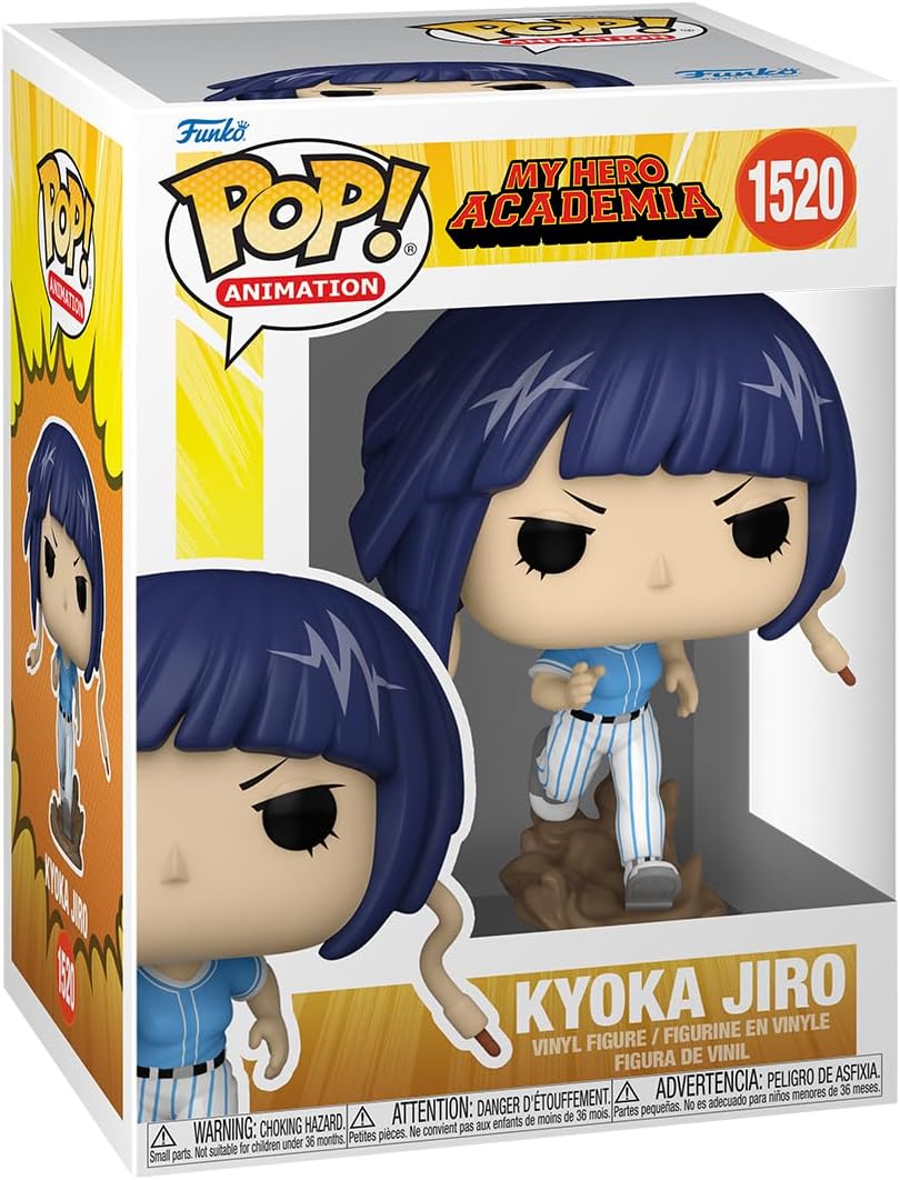 Funko POP! Animation: My Hero Academia (MHA) - Hero League Baseball - Kyouka Jiro - Collectable Vinyl Figure - Gift Idea - Official Merchandise - for Kids & Adults - Anime Fans