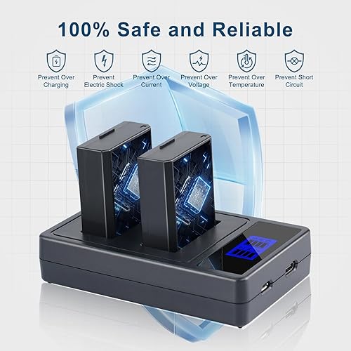 Miniatura 10 de Paquete de 1 batería LP-E10 para cámara digital Canon EOS Rebel T6 T7 T5 T3, Kiss X50 X70, EOS 1100D 1200D 1300D 2000D