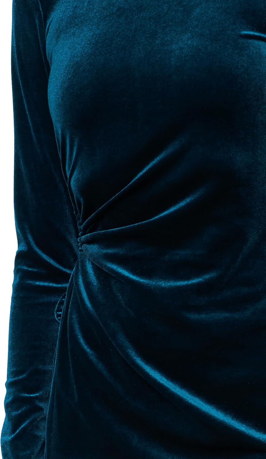 Speechless Womens Long Sleeve Velvet Bodycon Party Dress - Image 3