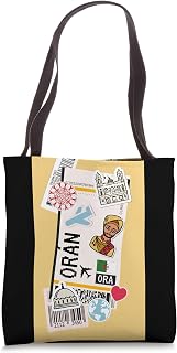 Airport and Airline Tags - Boarding Pass of Oran Tote Bag