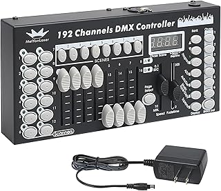 DMX Controller DMX Console,192CH Dmx512 Console Controller Panel Use for Editing Program of Stage Lighting Runing